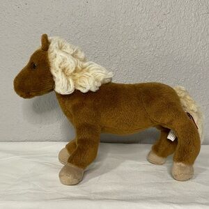 Brown and Cream Stuffed Horse Toy